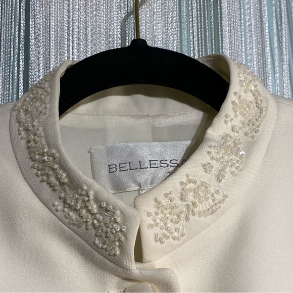 Bellessa Vintage Beaded Blazer Suit Jacket NWOT Size 6 - Picture 9 of 17